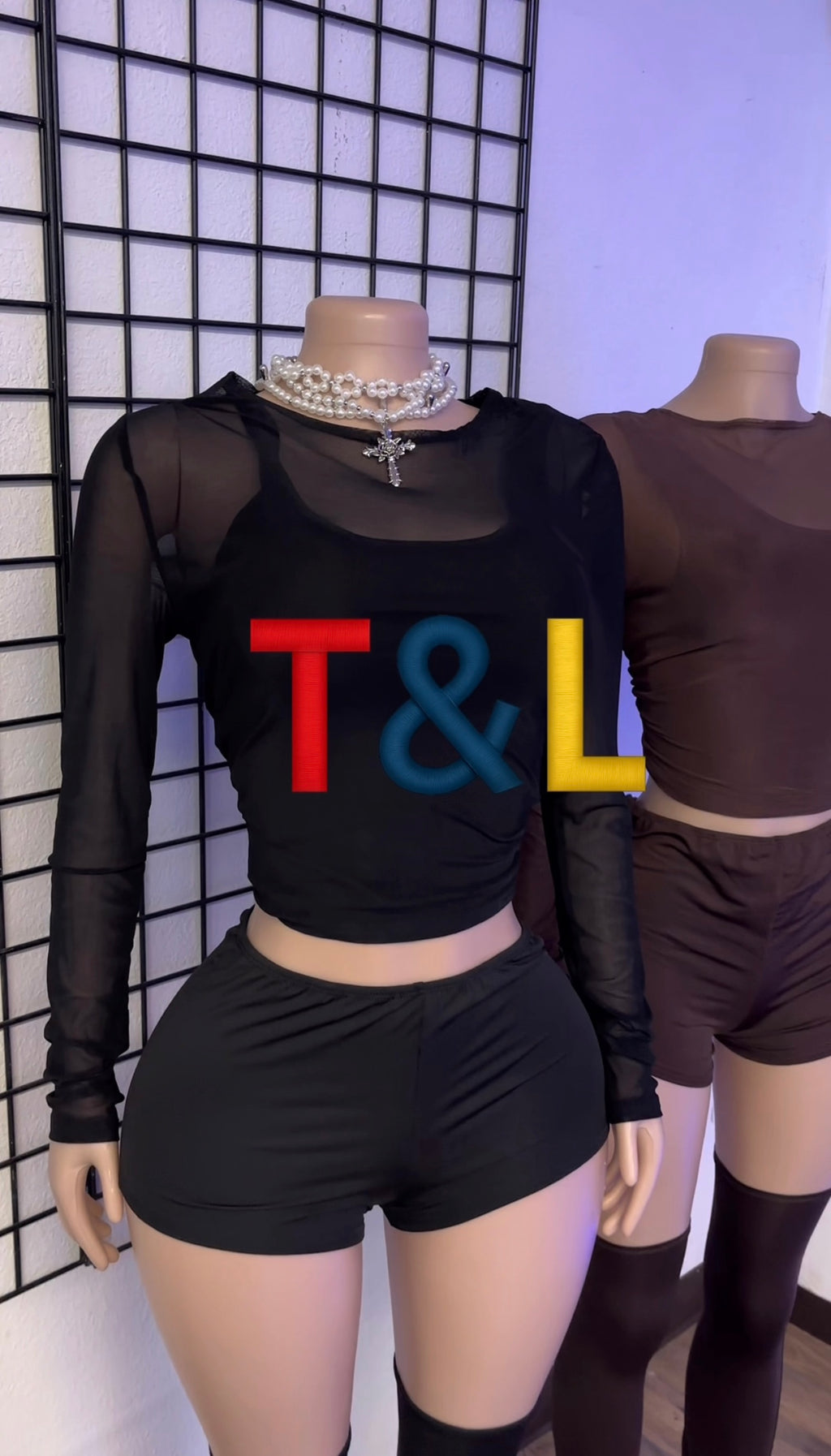 Mesh body language (4pc)